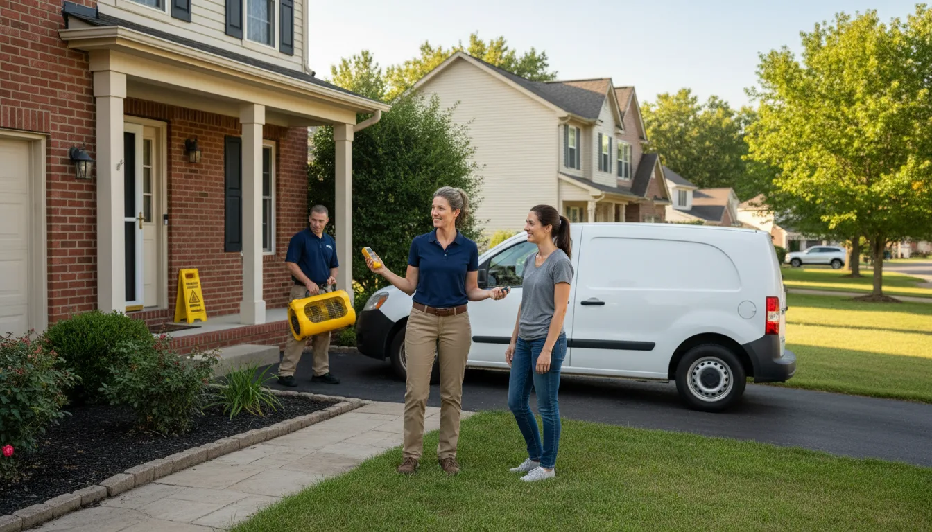 Water restoration image for Home Water Damage Repair in Garrettsville, OH
